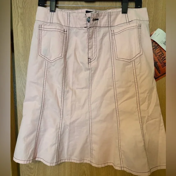 Elegant Pink A-Line Skirt - Picture 1 of 3